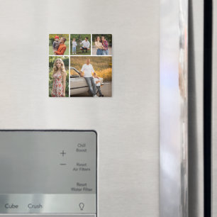 Skapa din egen 5-fotokollage magnet