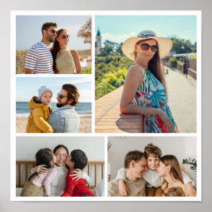 Skapa din egen 5-fotokollage poster