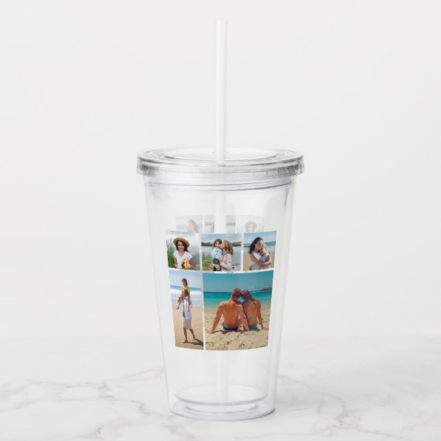 Skapa din egen 5-fotokollage take away mugg (Framsida)
