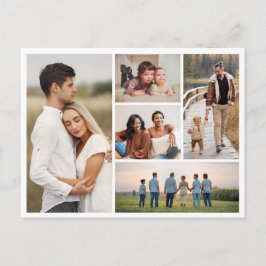 Skapa din egen 5 fotoskollage vykort