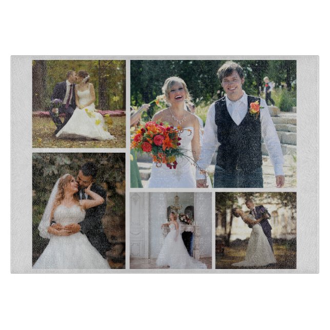 Skapa din egen 5 Photo Bröllop Collage (Framsidan)