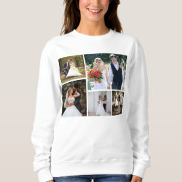 Skapa din egen 5 Photo Bröllop Collage T Shirt