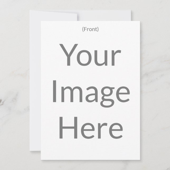 Skapa din egen 5" x 7" Matt fram- och baksida Inbjudningar (Framsida)