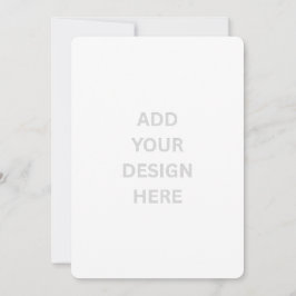 Skapa din egen 5" x 7" rund inbjudan