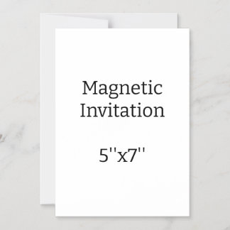 Skapa din egen 5''x7'' magnetiska inbjudan magnetisk inbjudningskort