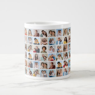 Skapa din egen 60 fotokollage jumbo mugg