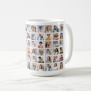 Skapa din egen 60 fotokollage kaffemugg
