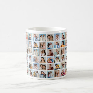 Skapa din egen 60 fotokollage kaffemugg