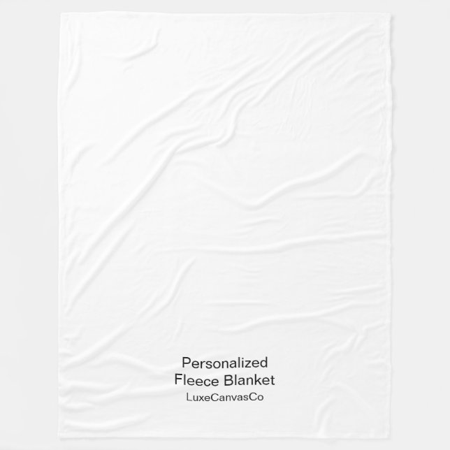 Skapa din egen 60" x 80" fleecefilt (Framsidan)