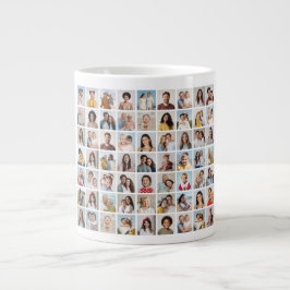 Skapa din egen 63-foto collage jumbo mugg