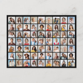 Skapa din egen 63-foto-kollage-postkort vykort