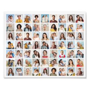 Skapa din egen 63-fotocollage fotoförstoring fototryck
