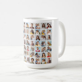 Skapa din egen 63 fotokollage kaffemugg