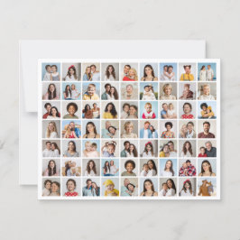 Skapa din egen 63 Photo Collage Hälsning Kort