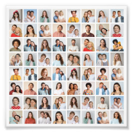 Skapa din egen 64-foto Collage Foto Förstoring
