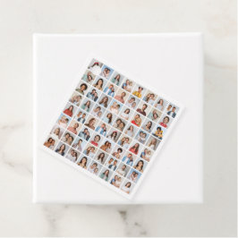 Skapa din egen 64-foto collage gåvor etiketter