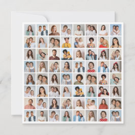 Skapa din egen 64-foto collage kort