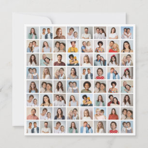 Skapa din egen 64-foto collage kort