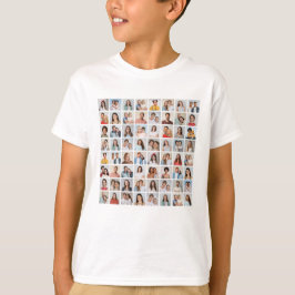 Skapa din egen 64-foto collage t shirt