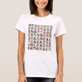 Skapa din egen 64-foto collage t shirt