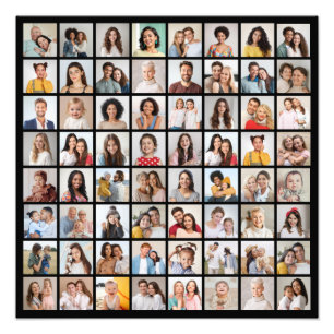 Skapa din egen 64 fotofotomakning - utvidgning fototryck