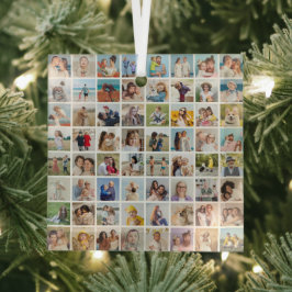 Skapa din egen 64 fotokollage julgransdekoration