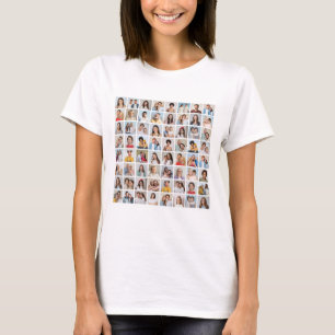 Skapa din egen 64 fotokollage t shirt