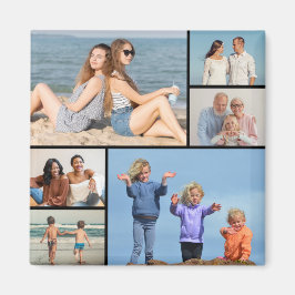 Skapa din egen 6-fotokollage magnet
