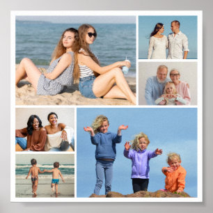 Skapa din egen 6-fotokollage poster