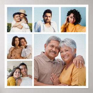 Skapa din egen 6-fotokollage poster