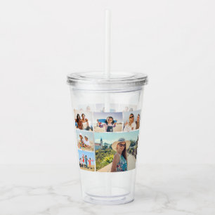 Skapa din egen 6-fotokollage take away mugg