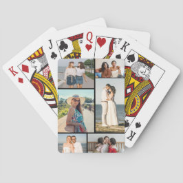 Skapa din egen 6 fotoskollage casinokort