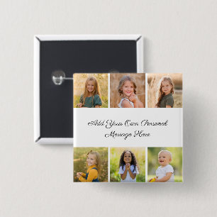Skapa din egen 6 fotoskollage Lägg till din hälsni Knapp