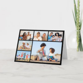 Skapa din egen 6 fotoskuggning hälsning kort