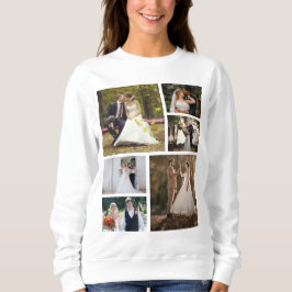 Skapa din egen 6 Photo Bröllop Collage T Shirt