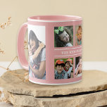 Skapa din egen 6-Rosa för fotokollage-familjen Nam Mugg<br><div class="desc">Anpassningsbar fotocollage-kaffe mugg för att anpassa sig till 6 bilder och namn i familjen.</div>