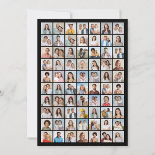 Skapa din egen 70-foto collage anteckningskort
