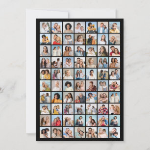 Skapa din egen 70-foto collage inbjudningar
