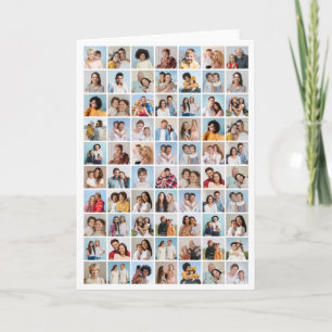Skapa din egen 70-foto collage kort