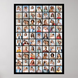 Skapa din egen 70-foto collage poster