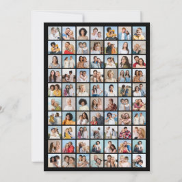 Skapa din egen 70 Photo Collage Hälsning Kort