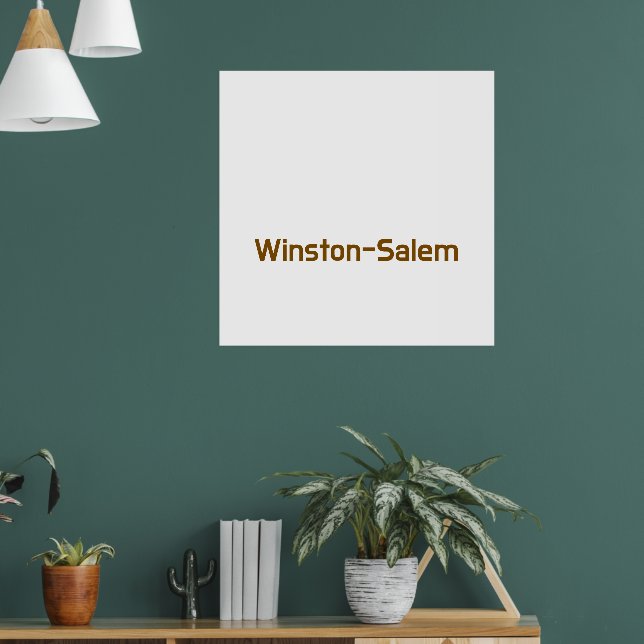 Skapa din egen 76x76 cm matta poster (Vardagsrum 1)