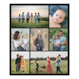 Skapa din egen 7 fotokollage för fotoutvidgning fototryck