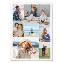 Skapa din egen 7 fotokollage för fotoutvidgning fototryck