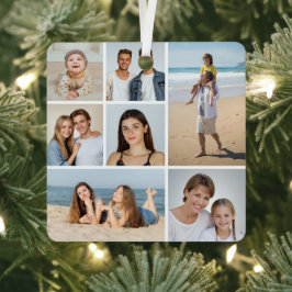 Skapa din egen 7-fotokollage julgransdekoration