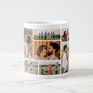 Skapa din egen 7-fotokollage jumbo mugg