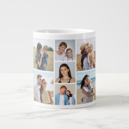 Skapa din egen 7-fotokollage jumbo mugg