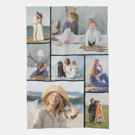 Skapa din egen 7-fotokollage kökshandduk
