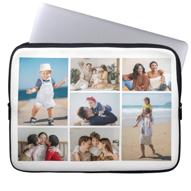 Skapa din egen 7-fotokollage laptop fodral (Framsidan)