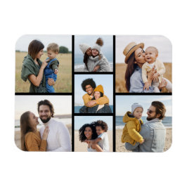 Skapa din egen 7-fotokollage magnet